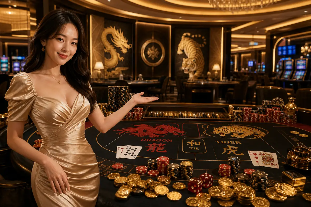 yeswin Dragon Tiger meja permainan live casino